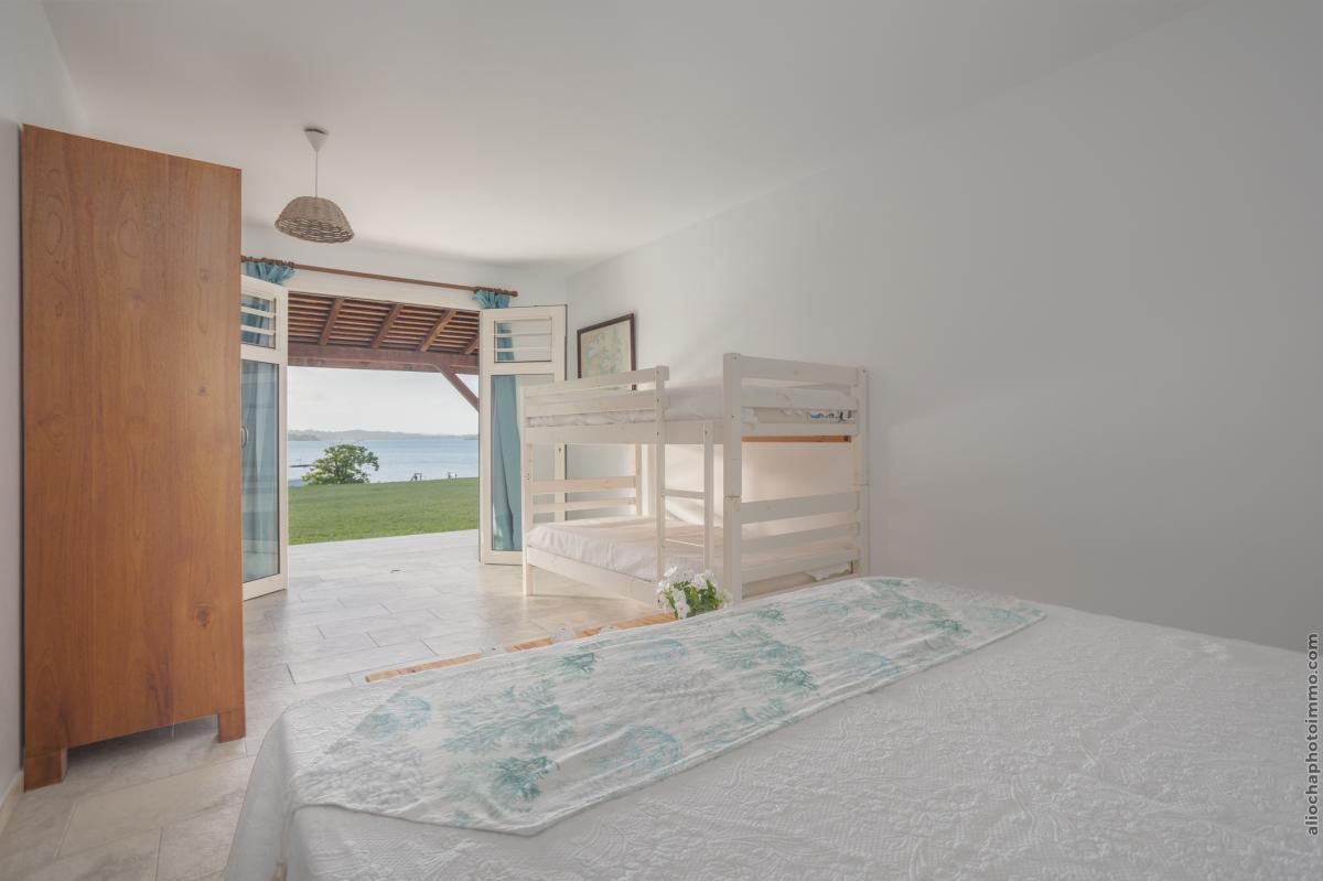 Location villa Martinique - Chambre 4 vue mer
